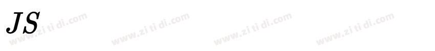 JS Sangravee Bold字体转换